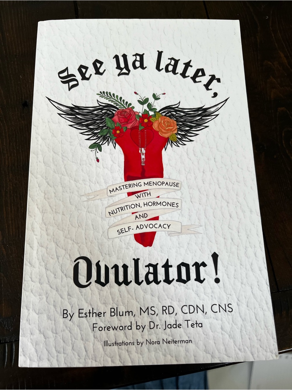 See Ya Later, Ovulator! Book - Red & Black Cover